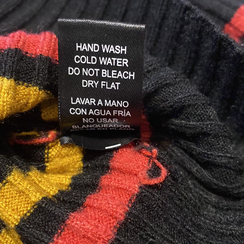 Crew/Boat Neck Striped Ribbed Sweater - Picture 7 of 16